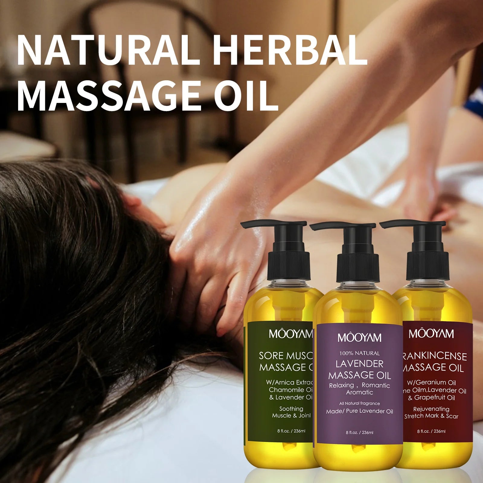 Relaxing Massage Oil for Neck & Shoulder Relief